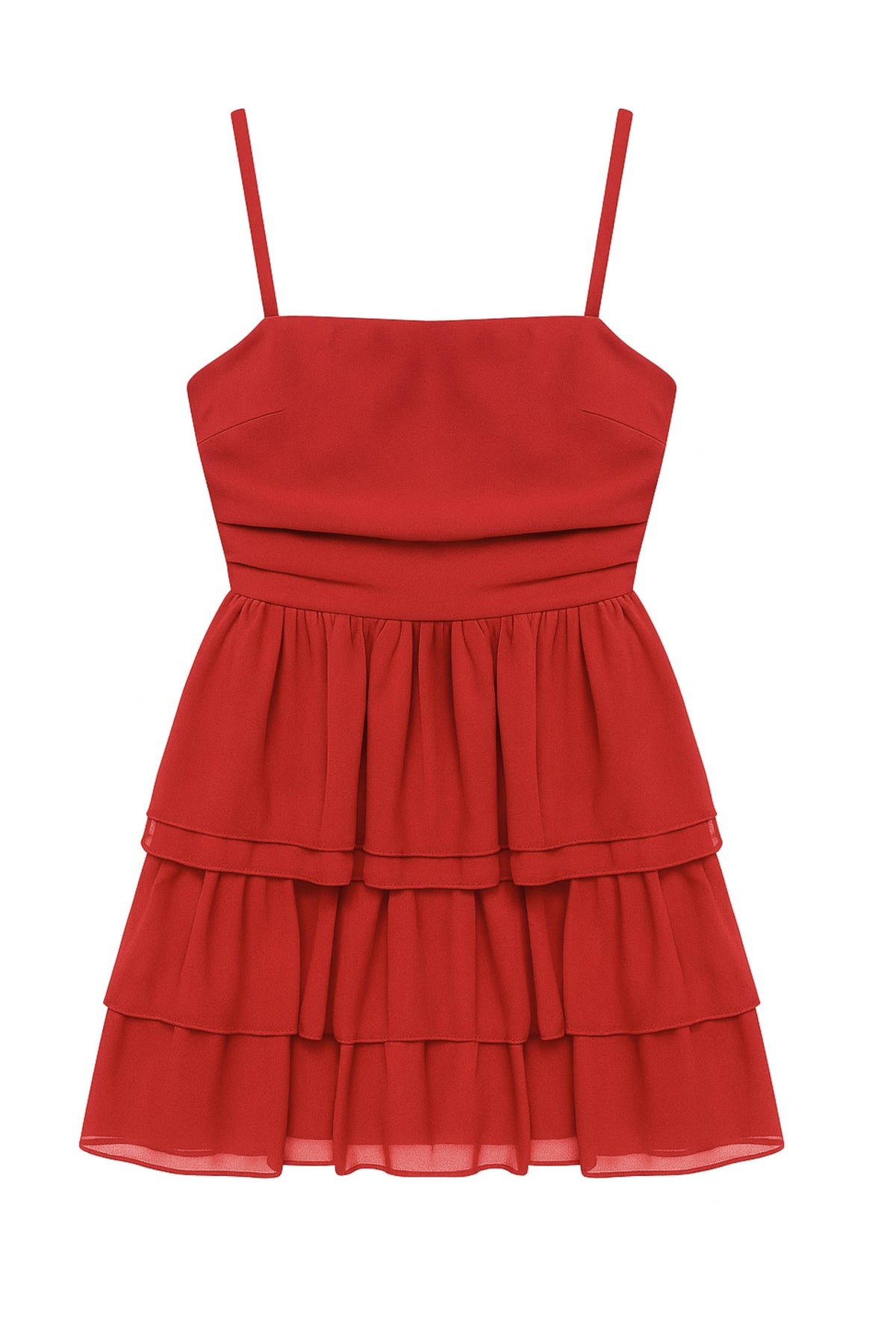 TWEEN ELOISE SOLID LAYERED RUFFLE
