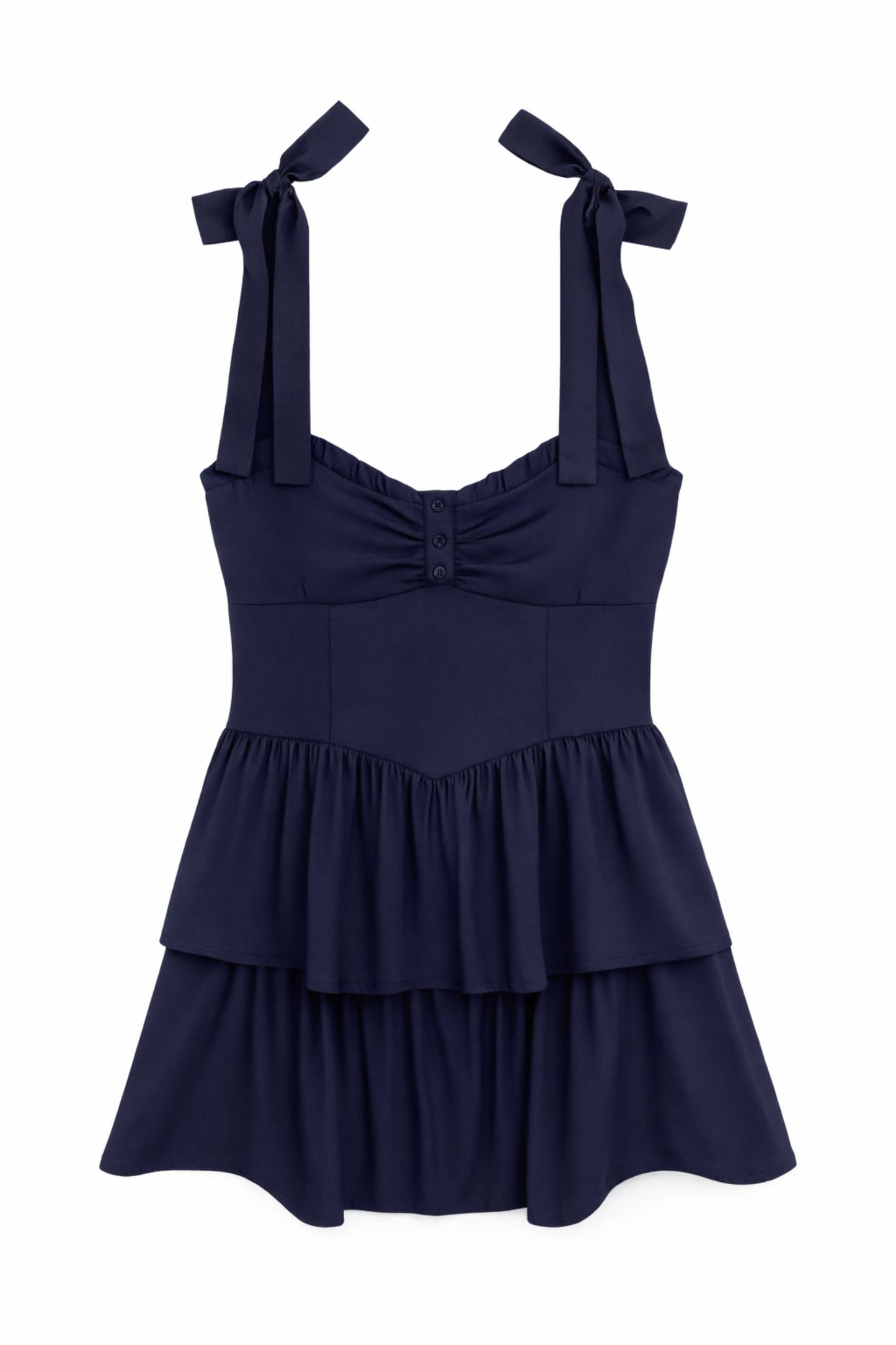 JUNIOR MASON SOLID DRESS