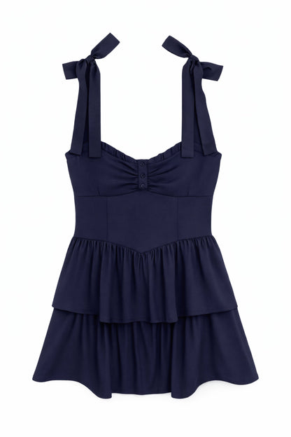 TWEEN MASON SOLID DRESS