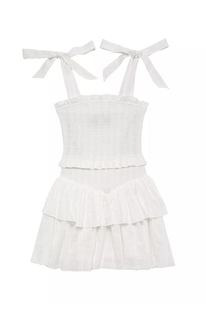 JUNIOR EMERSON SOLID DRESS