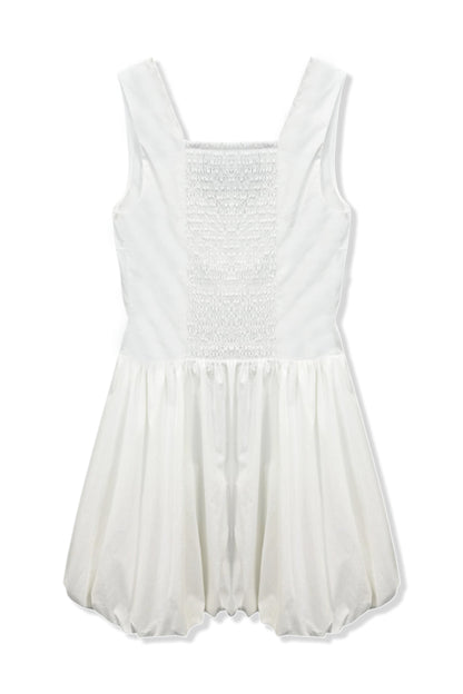 JUNIOR ENOLA COTTON POPLIN BUBBLE DRESS