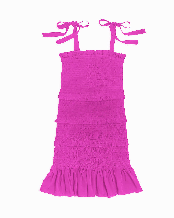 JUNIOR EVAN SOLID DRESS - FINAL SALE