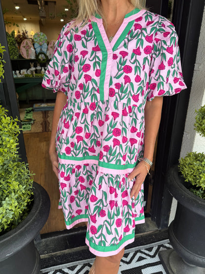 Cody Balloon Sleeve Dress