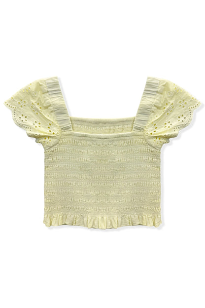 TWEEN FAYE STONEWASH TOP- FINAL SALE