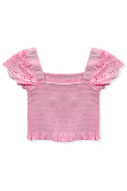 TWEEN FAYE STONEWASH TOP- FINAL SALE