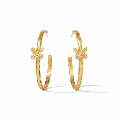 Butterfly Hoop Gold