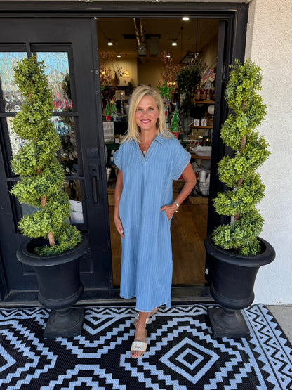 Kylie Dress - Light Denim