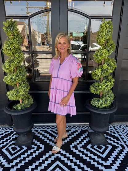 Collins Dress - Berry