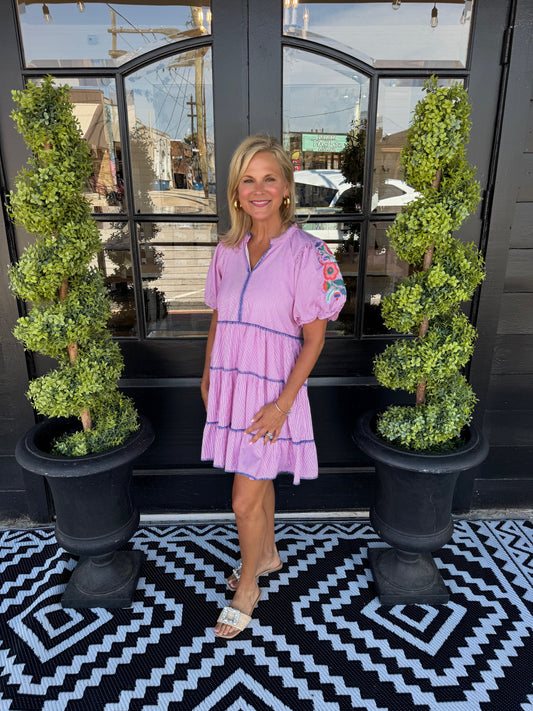 Collins Dress - Berry