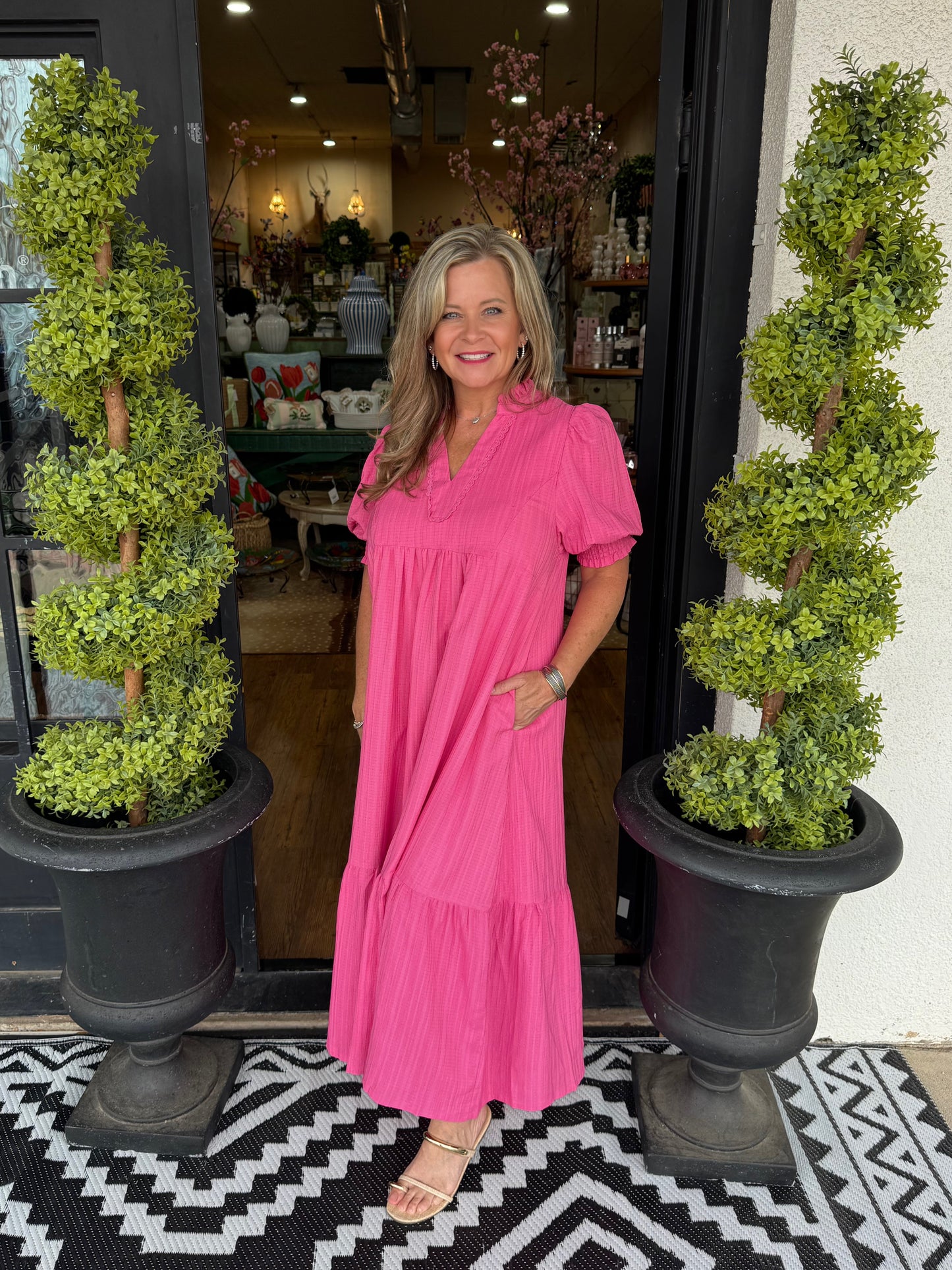Courtney Dress - Peony