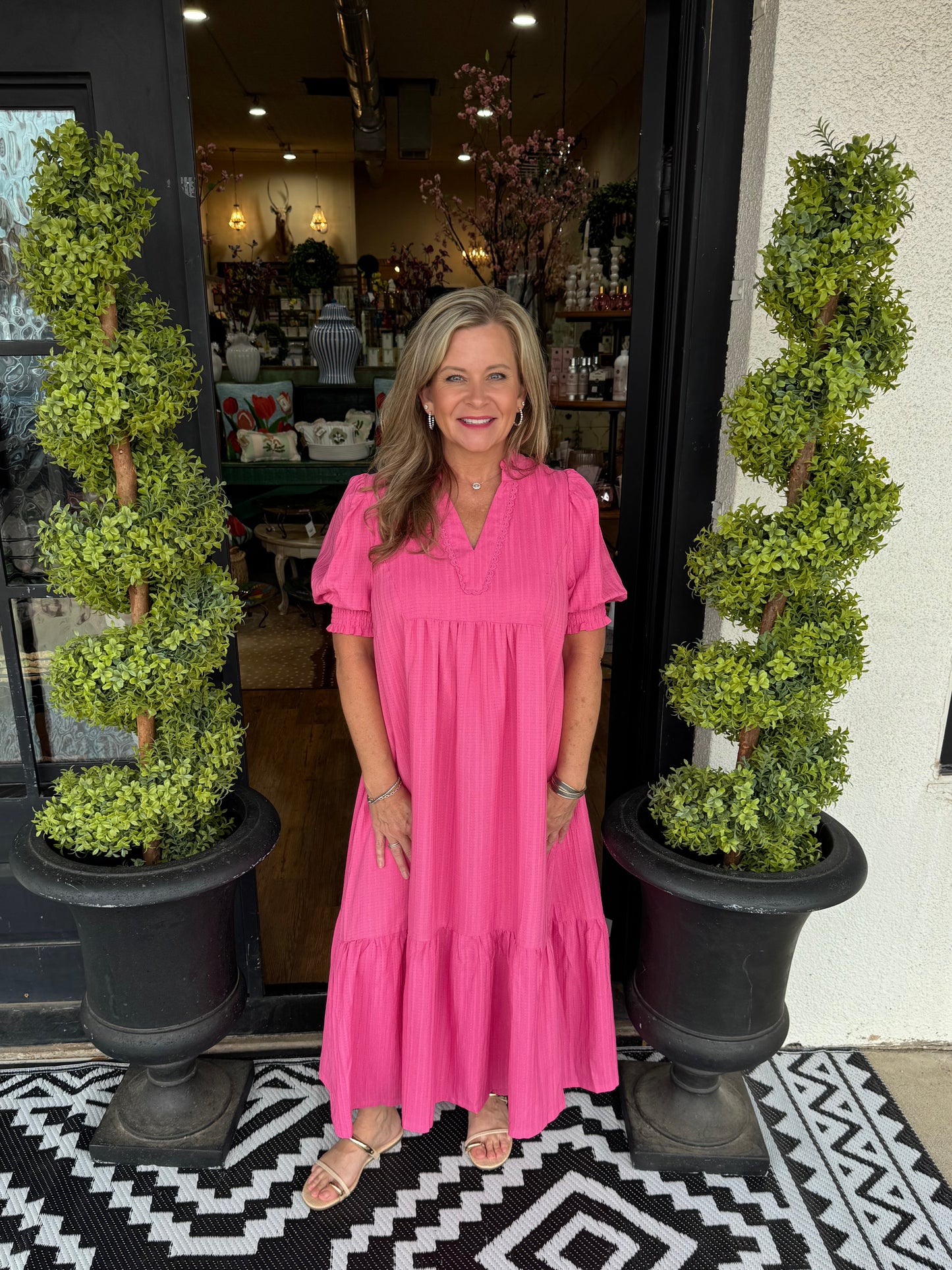 Courtney Dress - Peony