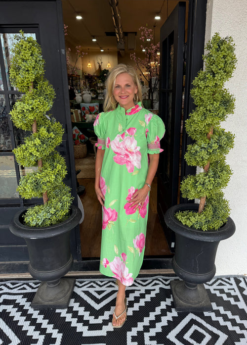 Fran Dress - Lime