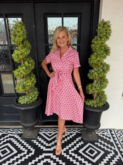 Virginia Dress - Pink