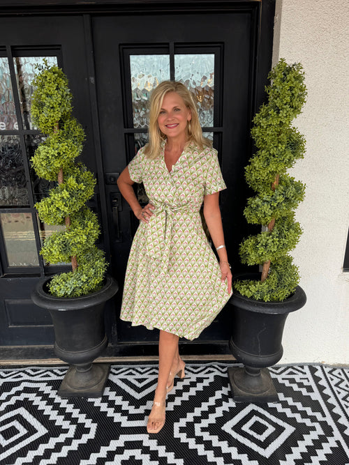 Virginia Dress - Green