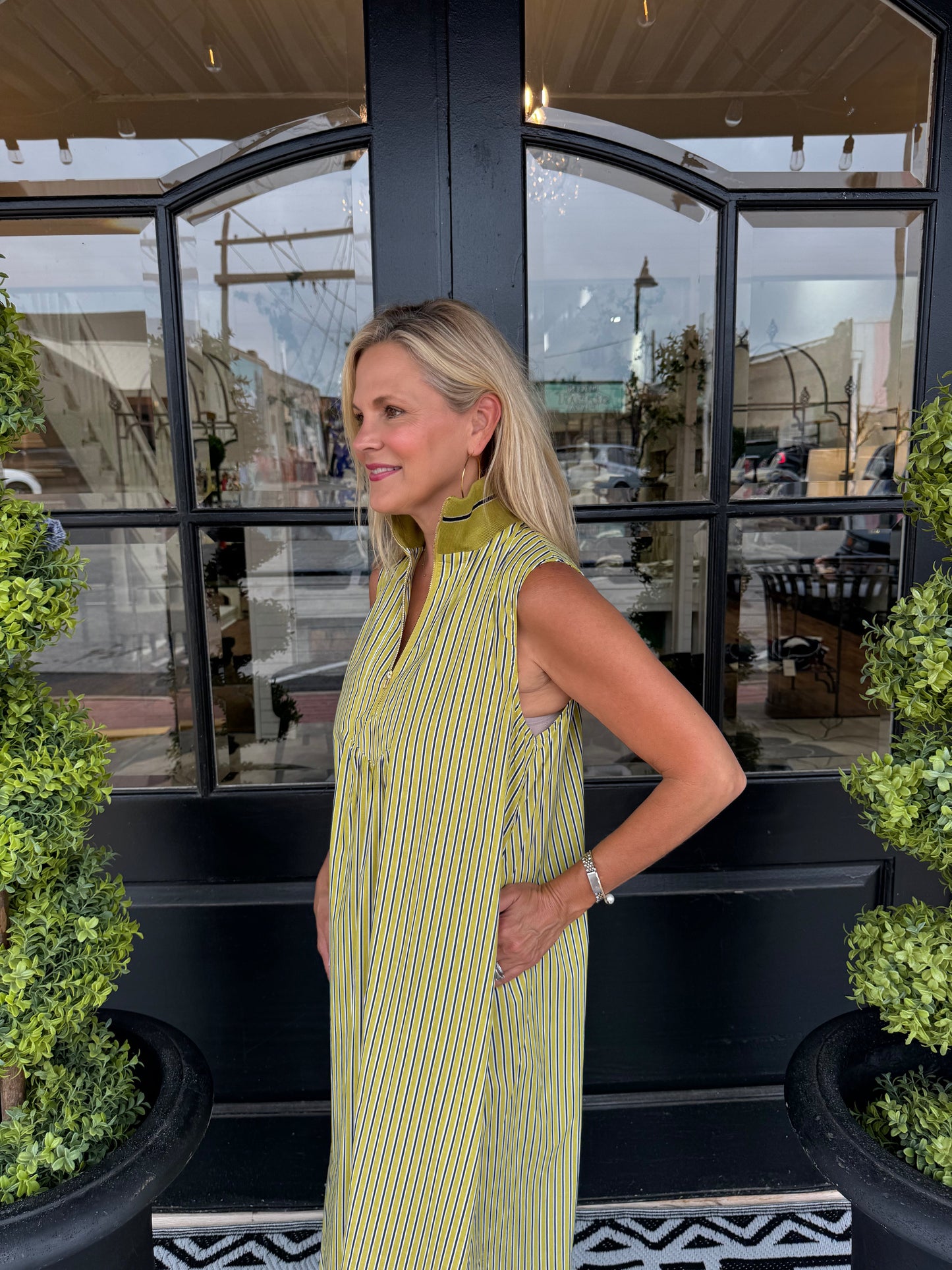 Evelyn Dress - Lime