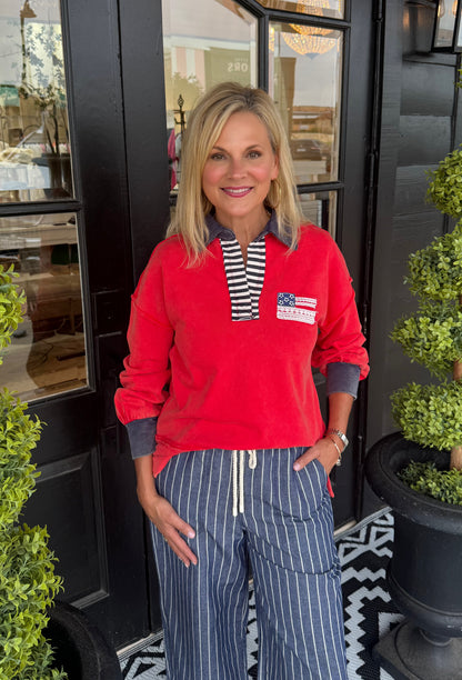 June Top - Red