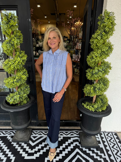 Ivy Jane Tucked Pattern Shirt