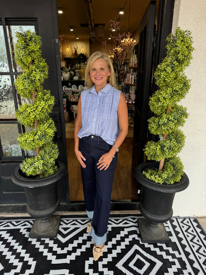 Ivy Jane Tucked Pattern Shirt