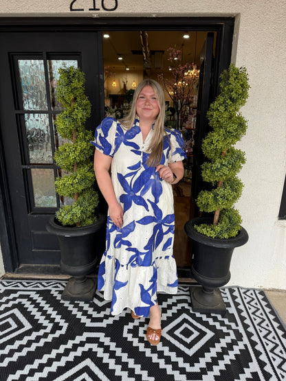Wrenly Dress - Royal