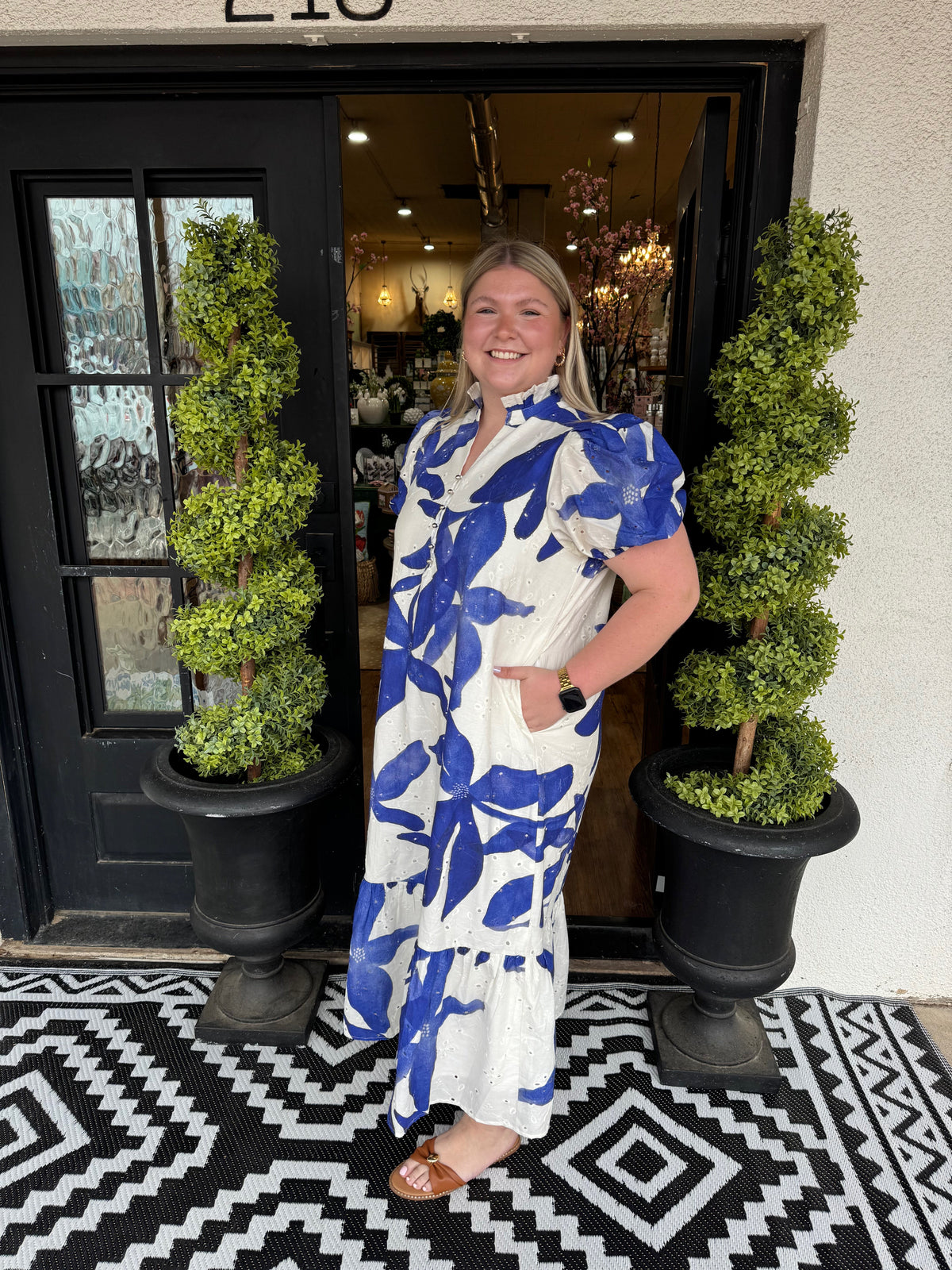 Wrenly Dress - Royal