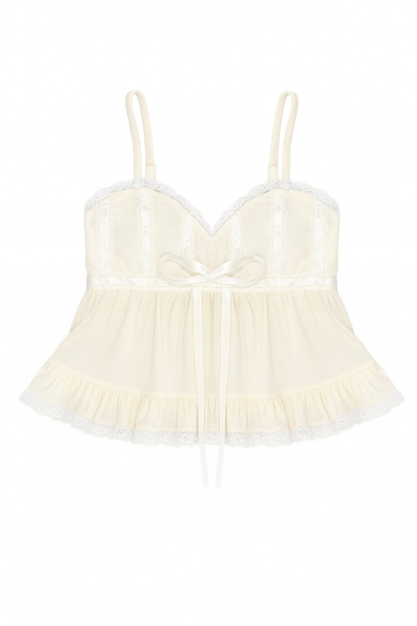 TWEEN GRAE EMBELLISHED BABYDOLL CAMI TOP