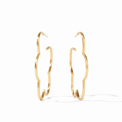 Gardenia Hoop - Gold