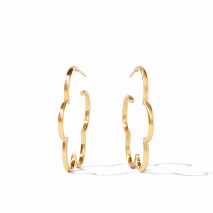 Gardenia Hoop - Gold