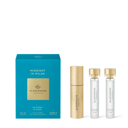 Midnight In Milan Twist & Spray Refillable Atomiser