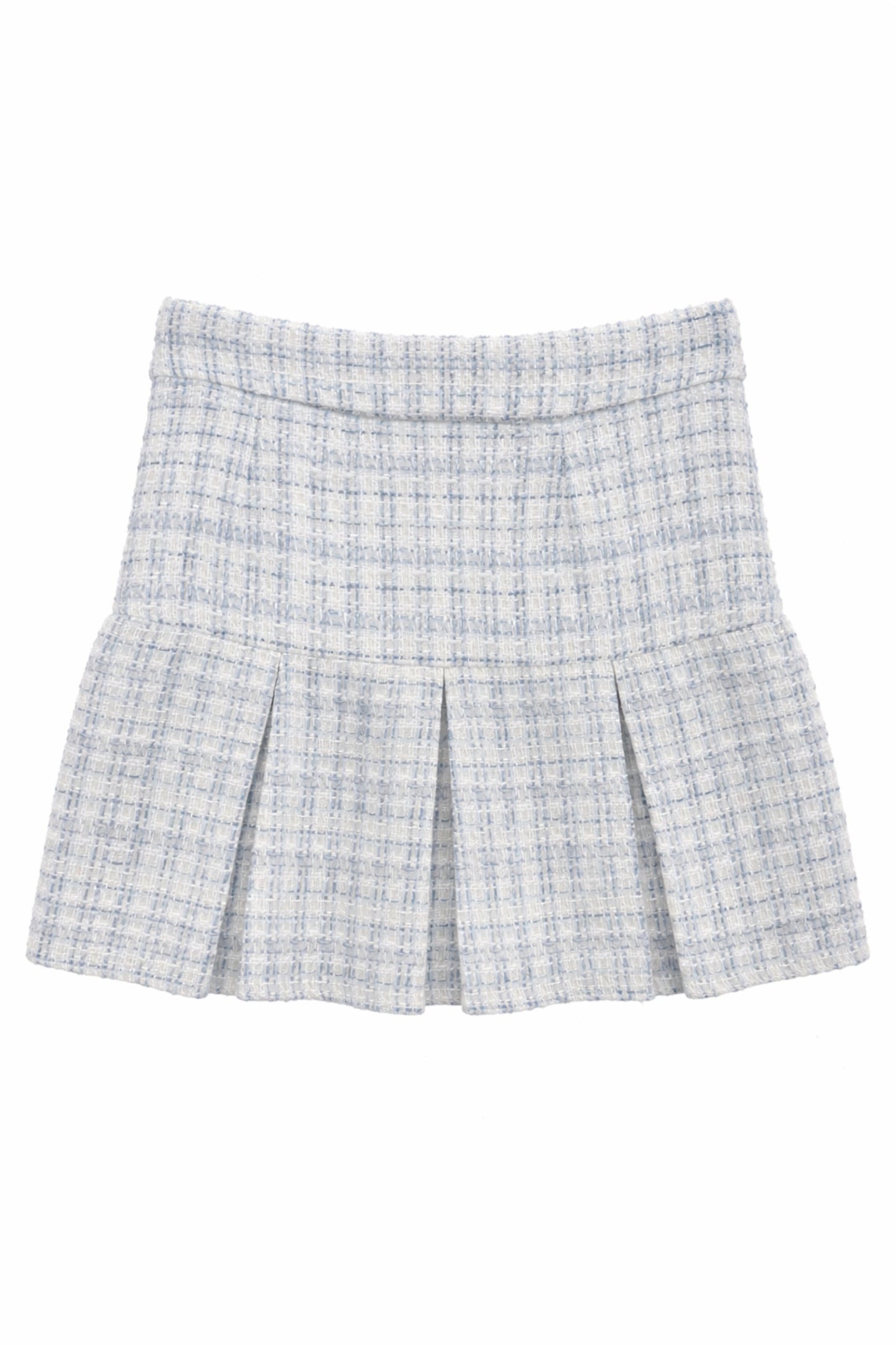 JUNIOR HATTIE PLEATED SKIRT W/ CHAIN BELT