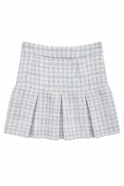JUNIOR HATTIE PLEATED SKIRT W/ CHAIN BELT