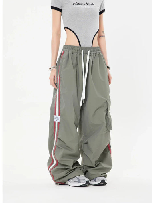 Hippie Vintage Cargo Parachute Harajuku Streetwear Oversize Gorpcore Pant