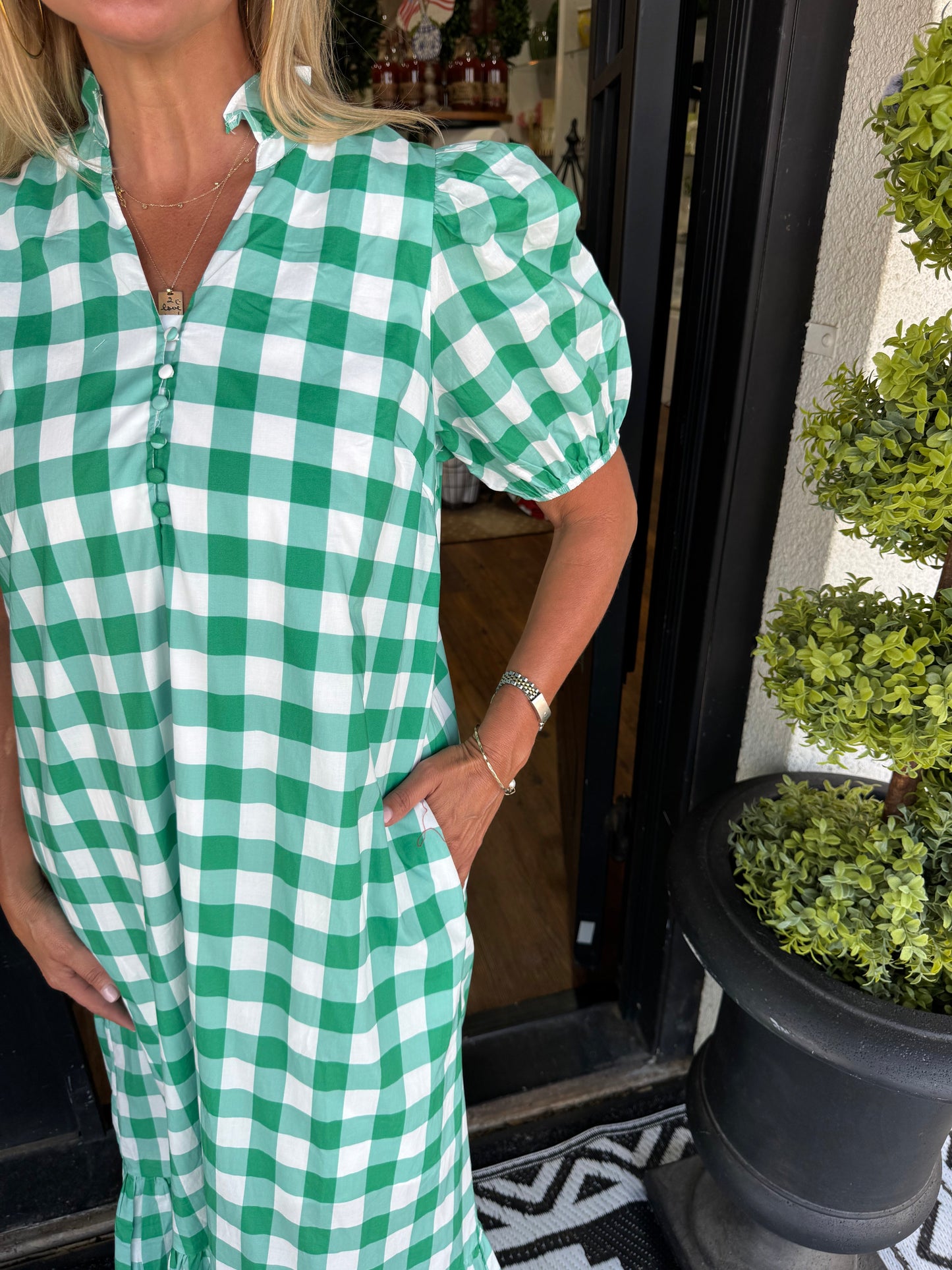 Sophie Dress - Green