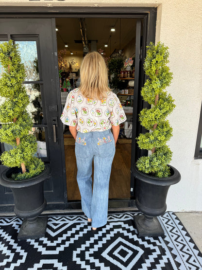 Zelly Pant - Denim Blue