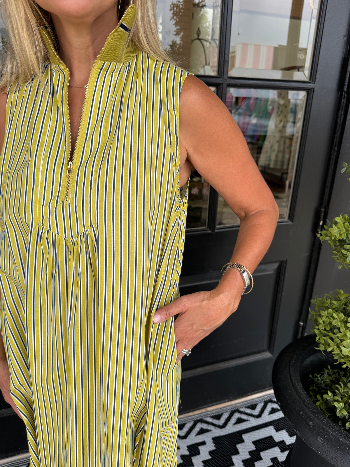 Evelyn Dress - Lime