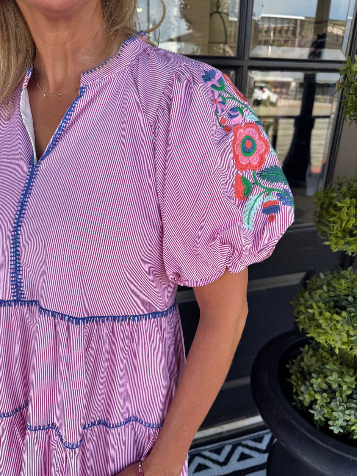 Collins Dress - Berry