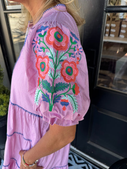 Collins Dress - Berry