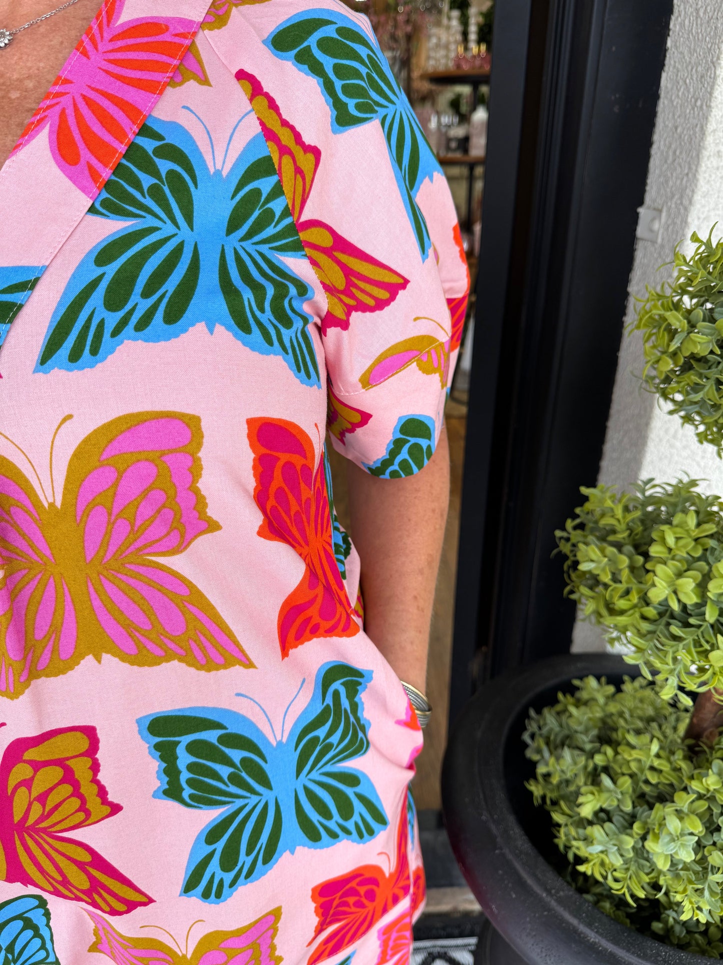 Uncle Frank Butterflies Shift Dress
