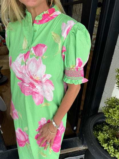 Fran Dress - Lime