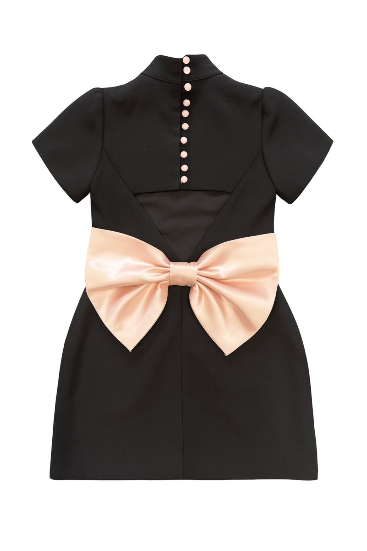 TWEEN IMOGEN BUTTON BOW BACK DRESS