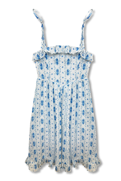 TWEEN IVY PRINTED TIE SHOULDER MAXI DRESS - FINAL SALE