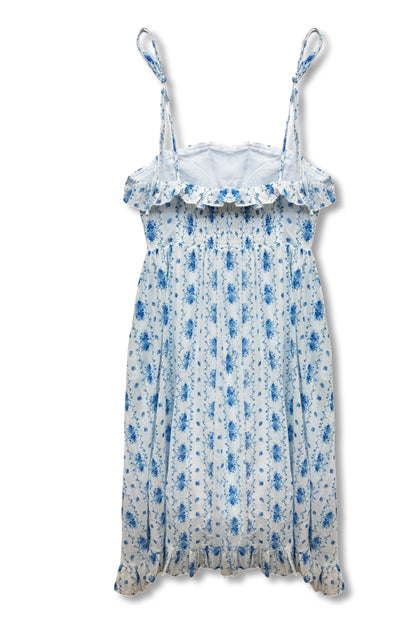 TWEEN IVY PRINTED TIE SHOULDER MAXI DRESS - FINAL SALE