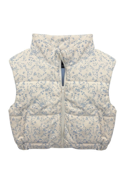 TWEEN SNOWY CORDUROY PUFFER VEST