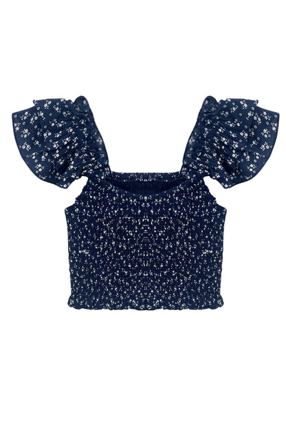 TWEEN JOANNA PRINT TOP - FINAL SALE