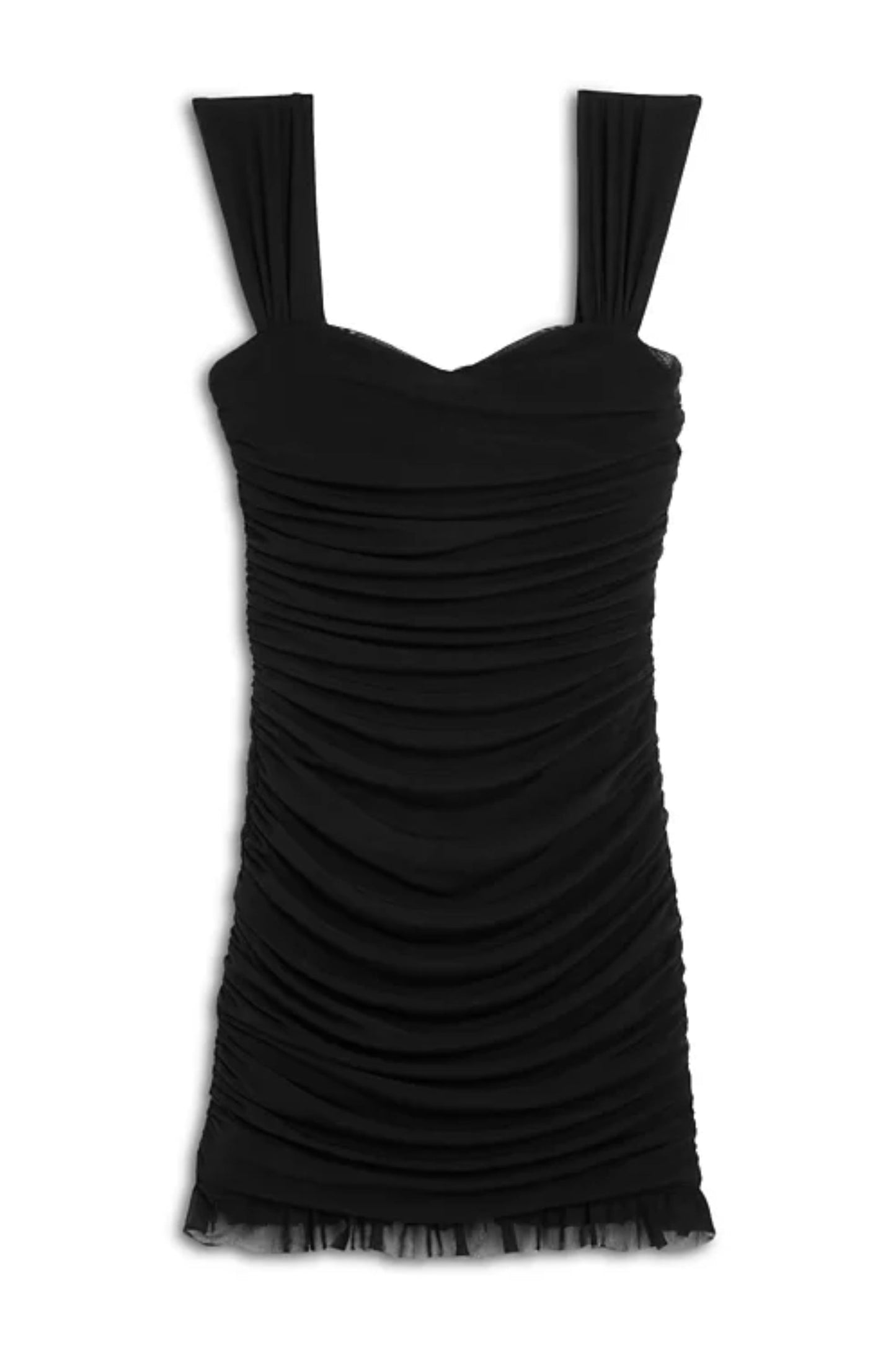 TWEEN JOEY SOLID SWEETHEART MESH DRESS