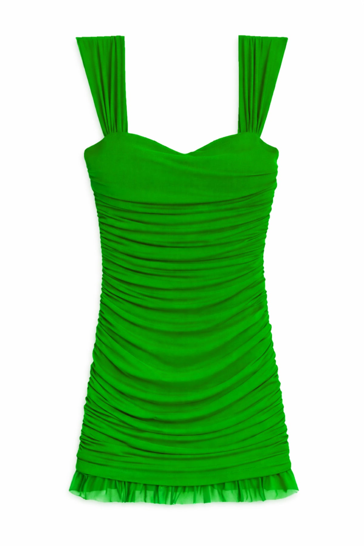 TWEEN JOEY SOLID SWEETHEART MESH DRESS