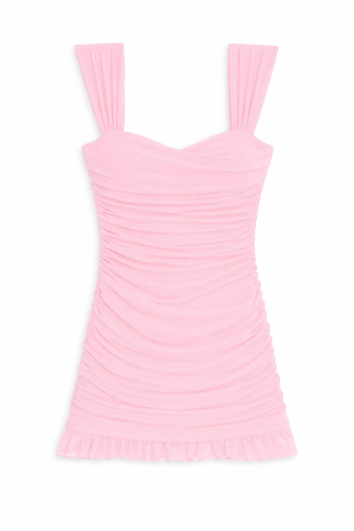 TWEEN JOEY SOLID SWEETHEART MESH DRESS