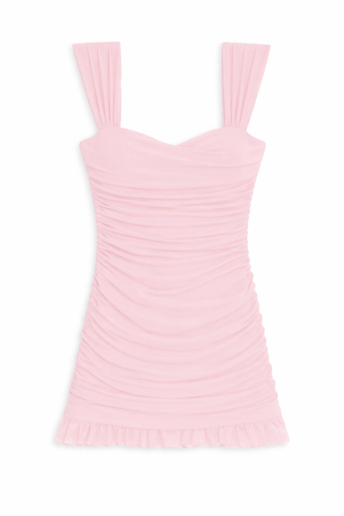 TWEEN JOEY SOLID SWEETHEART MESH DRESS