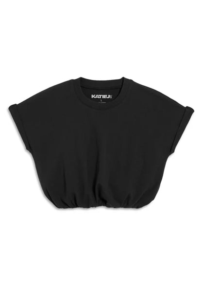 TWEEN JOJO ELASTIC WAIST CROP TOP