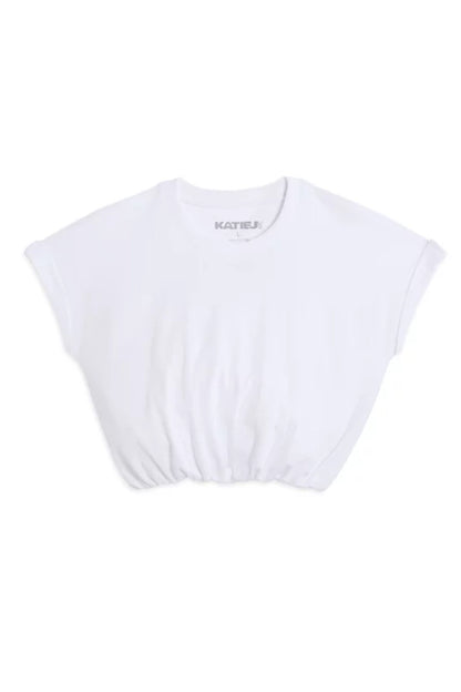 TWEEN JOJO ELASTIC WAIST CROP TOP