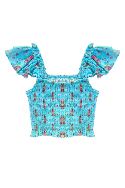 TWEEN JOANNA PRINT TOP - FINAL SALE